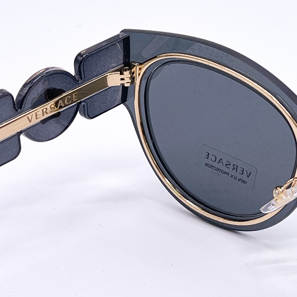 NEW VERSACE VE2234 1002/87 SUNGLASSES VERSACE VE 2234 GREY NEW VERSACE MOD 2234 - Picture 10 of 11